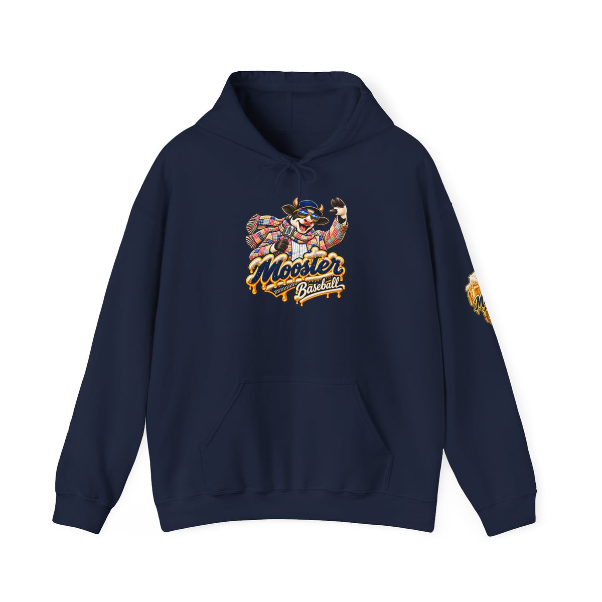 Mooster Baseball Moo Crew Graphic Hoodie