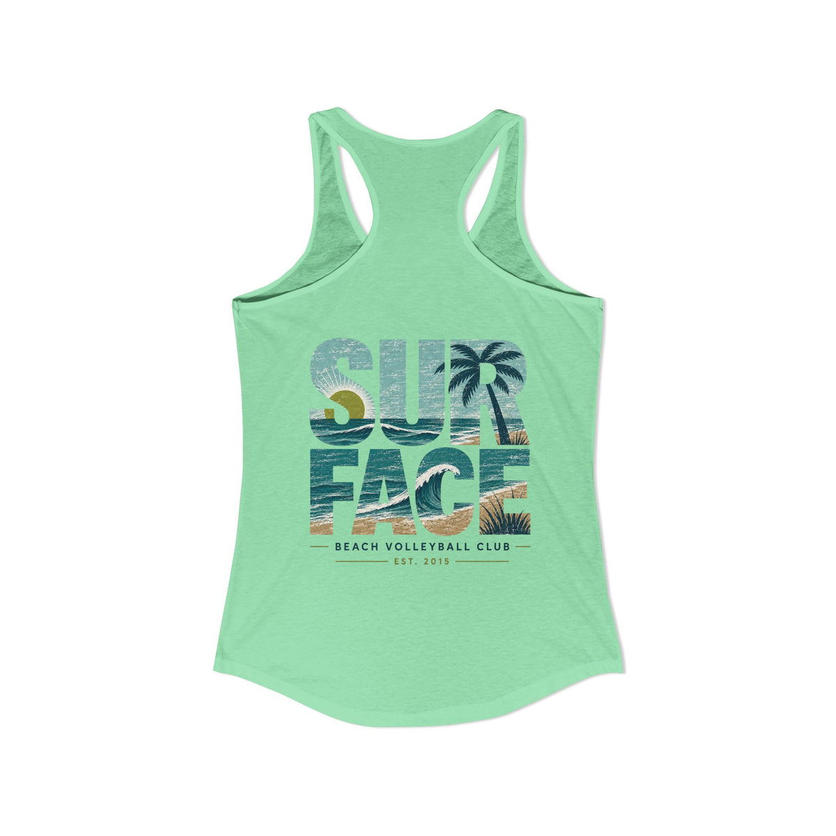 Surface Beach Volleyball Club Women's Racerback Tank - Beach Vibes