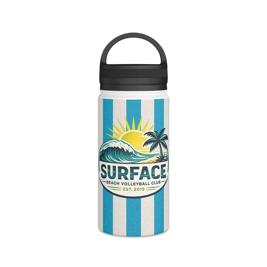 Surface Beach Volleyball Club Water Bottle | Striped Stainless Steel Bottle
