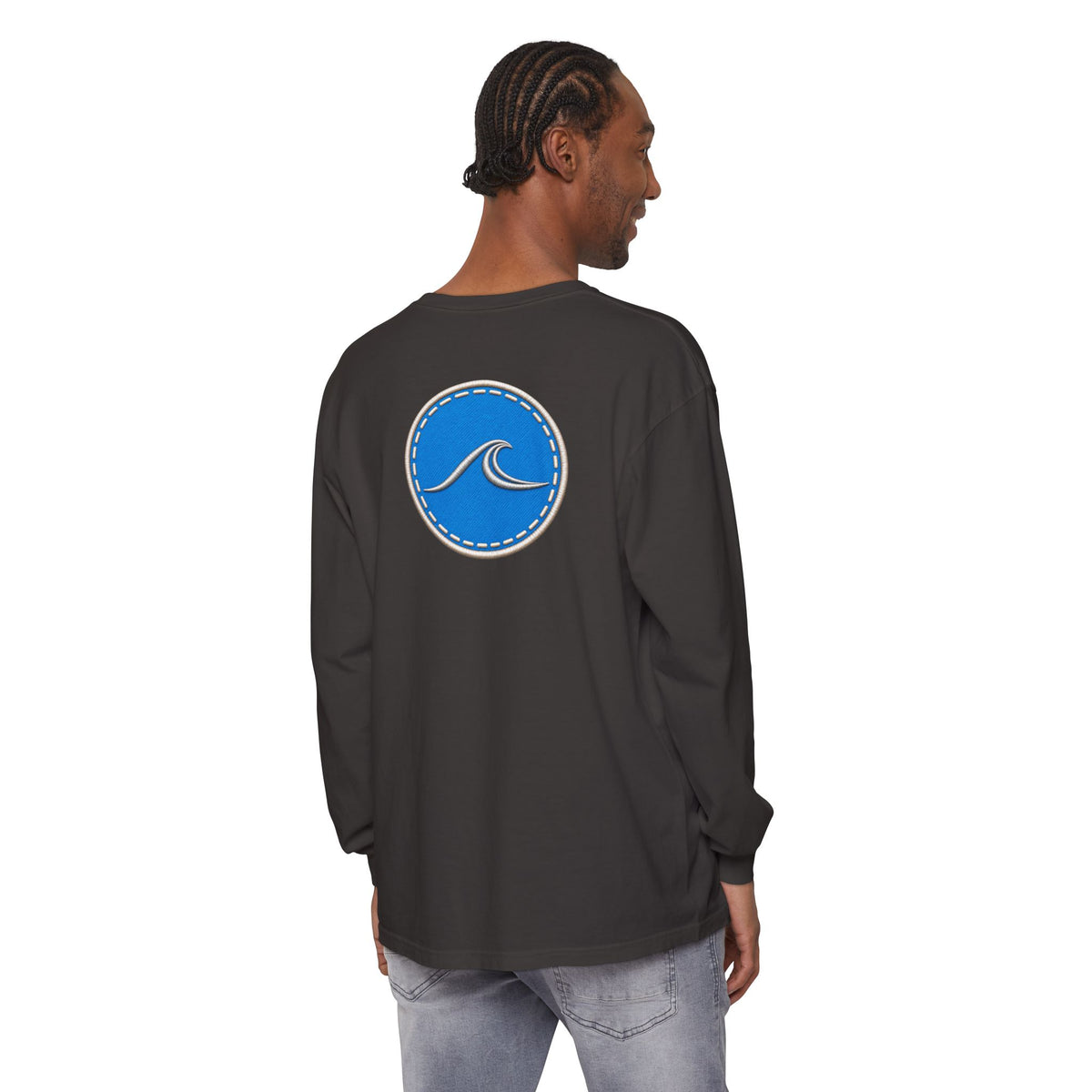 Surfache Wave Long Sleeve Tee — Beach Vibes Graphic T-Shirt