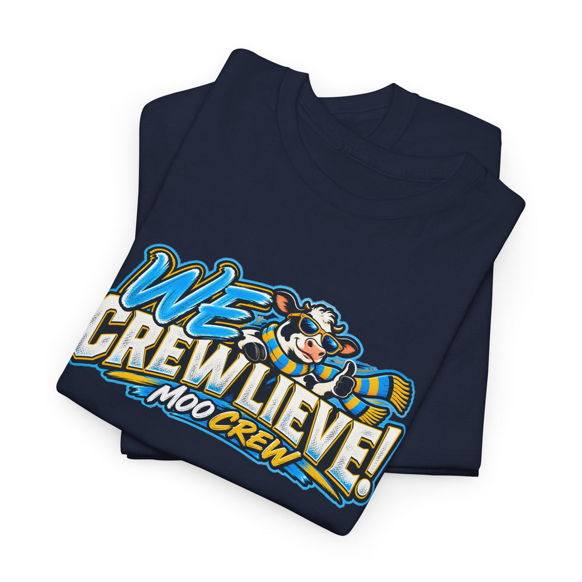 Moo Crew We Crewlieve! Graphic T-Shirt