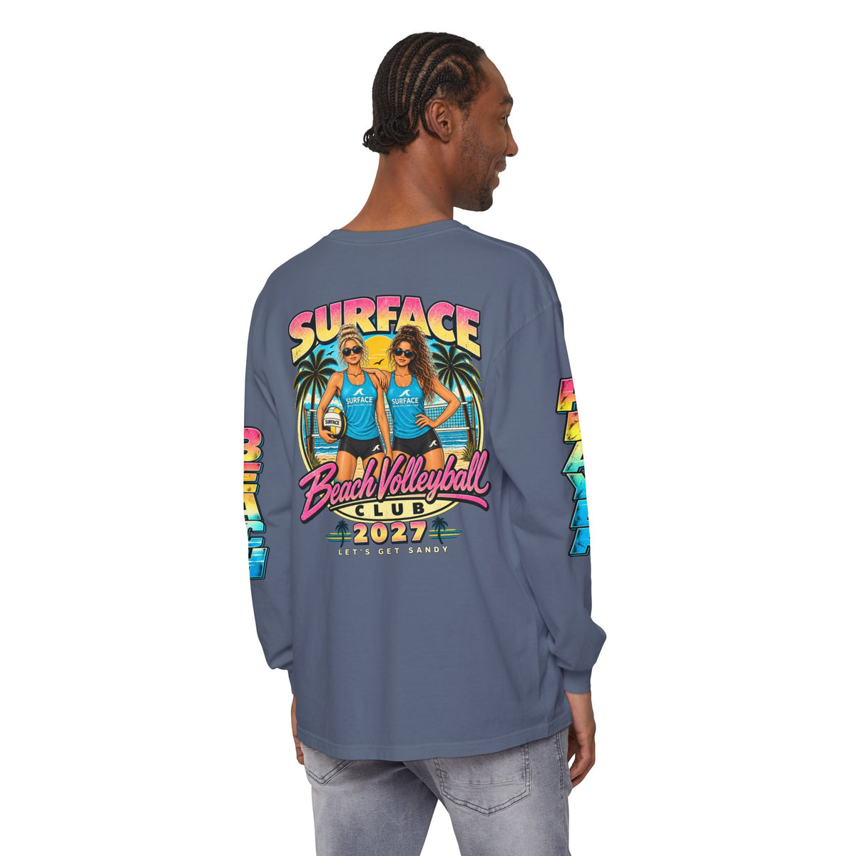 Surface Beach Volleyball Club 2027 Long Sleeve Tee