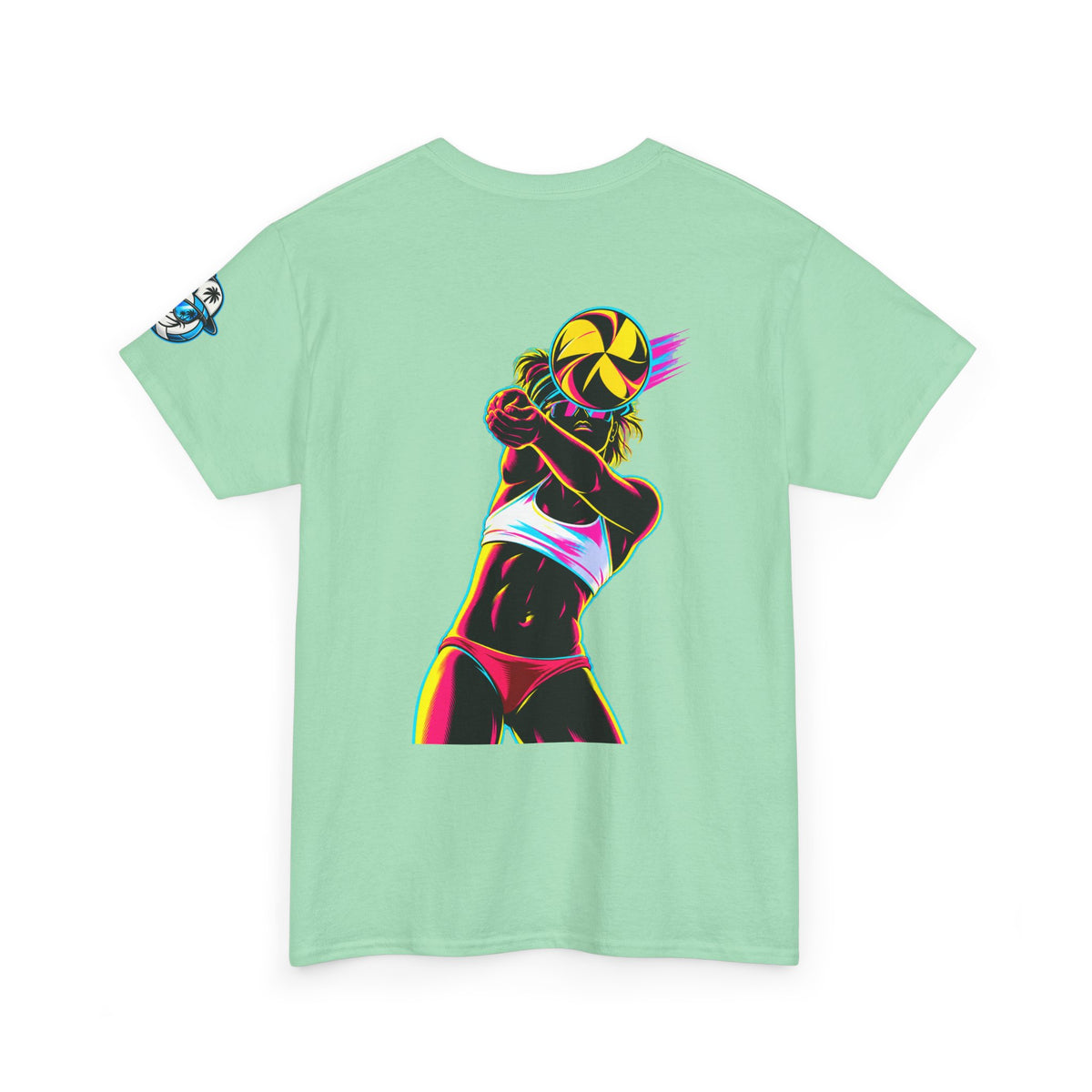Beach Volleyball Tee — "Surface Beach Volleyball Club" Graphic Shirt