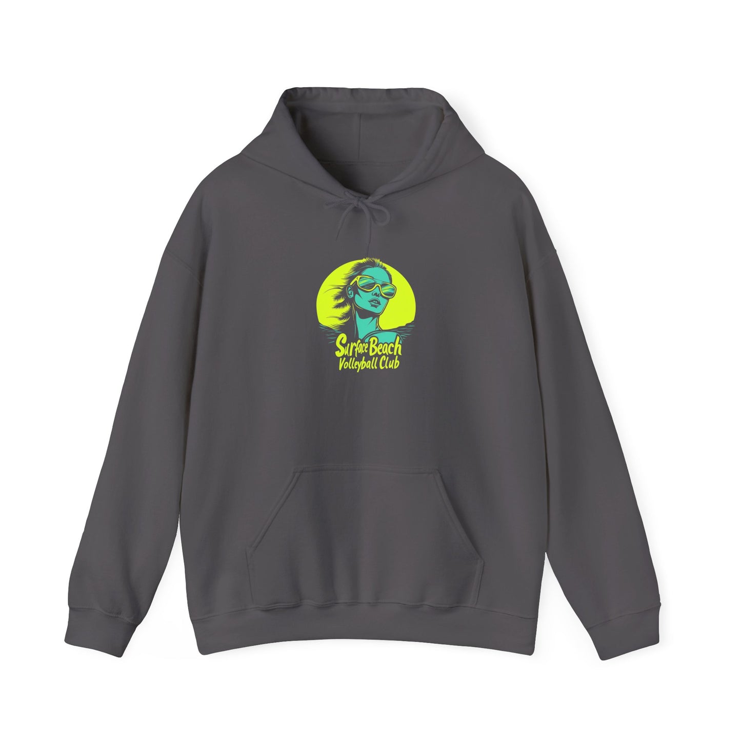Model Logo Surface Beach Volleyball Unisex Heavy Blend™ Hooded Sweatshirt