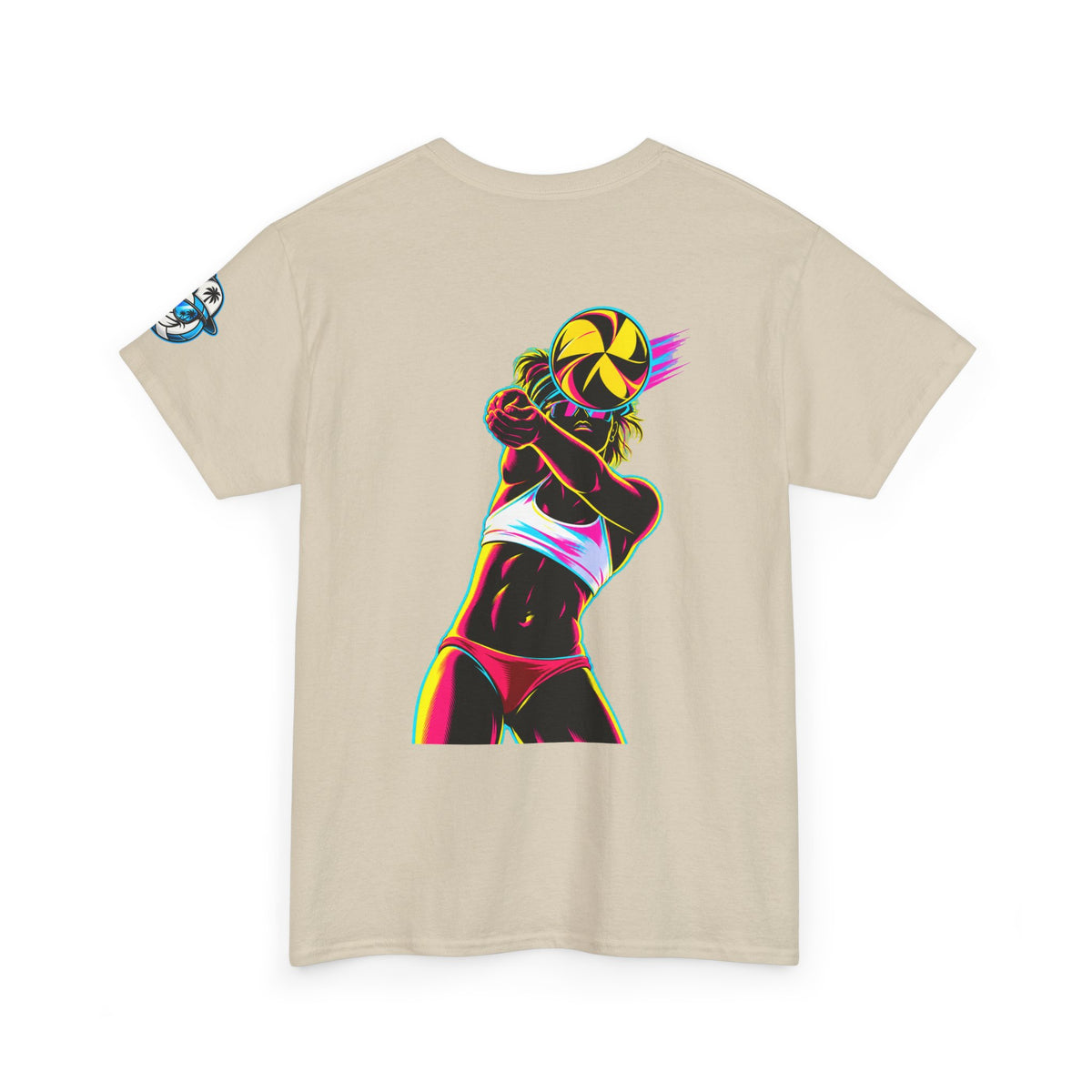 Beach Volleyball Tee — "Surface Beach Volleyball Club" Graphic Shirt