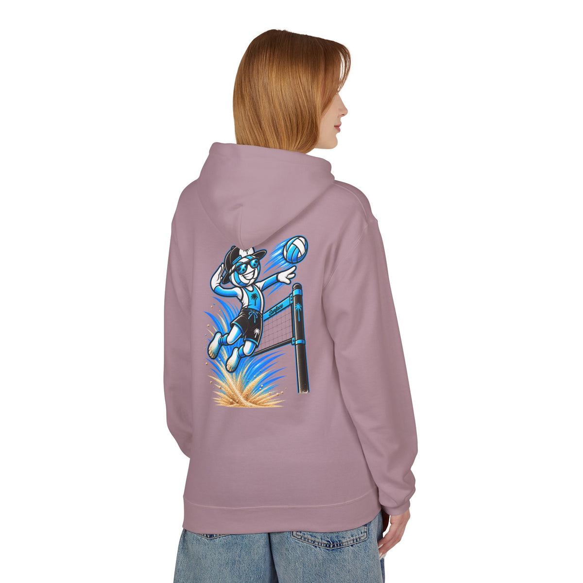 Surface Beach Volleyball Hoodie — Graphic Pullover