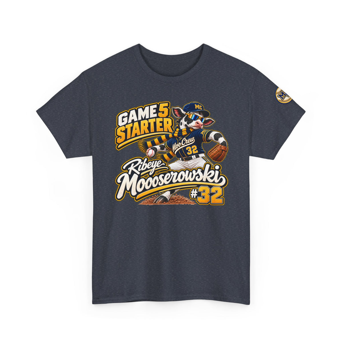 Moo Crew Game 5 Starter Baseball T-Shirt – Moooserowski