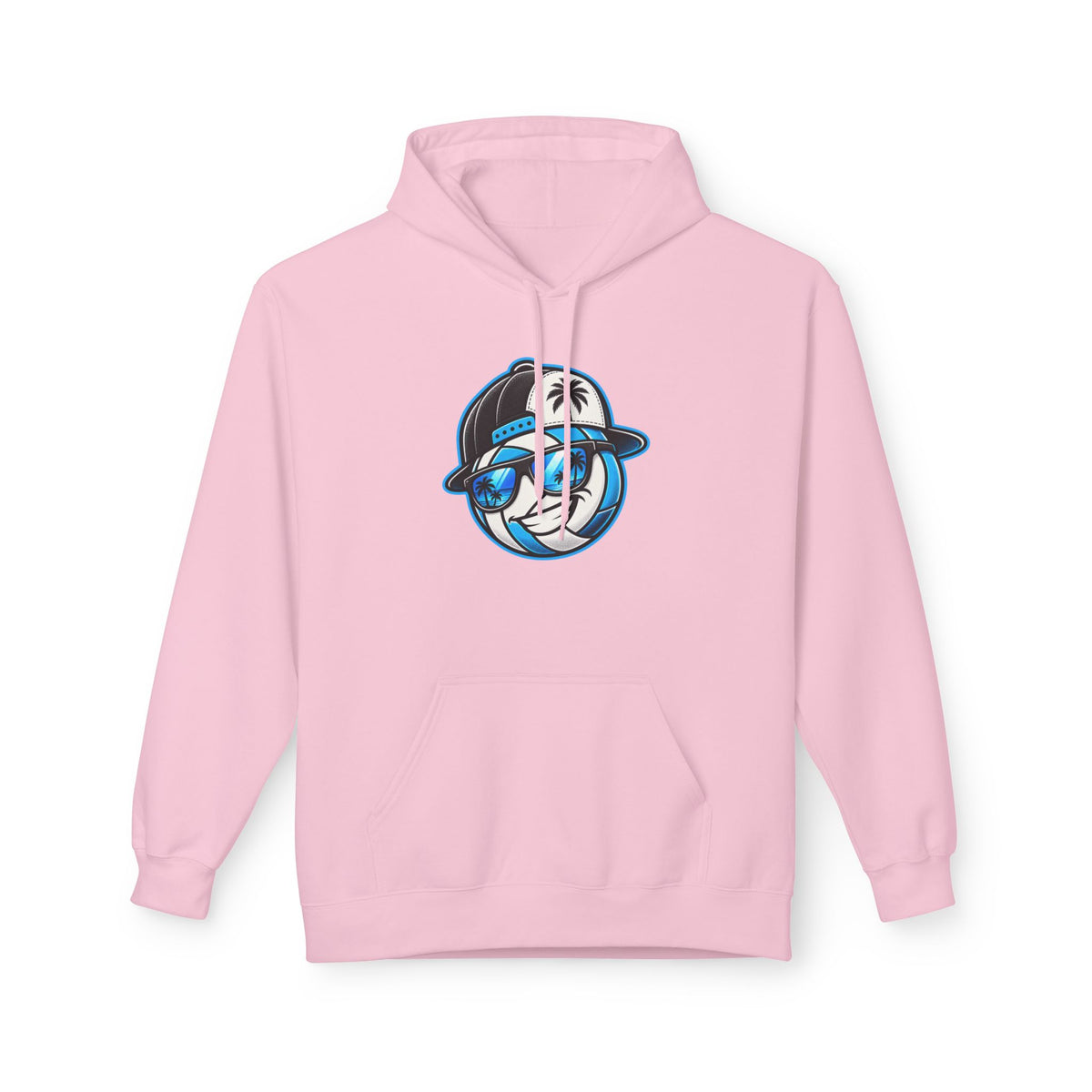 Surfface Beach Volleyball Hoodie — Retro Mascot Logo Pullover