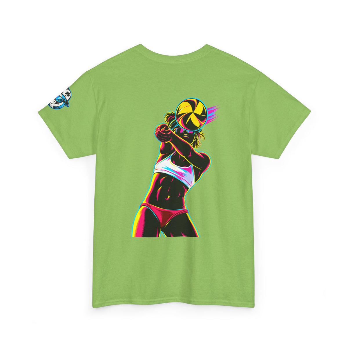 Beach Volleyball Tee — "Surface Beach Volleyball Club" Graphic Shirt