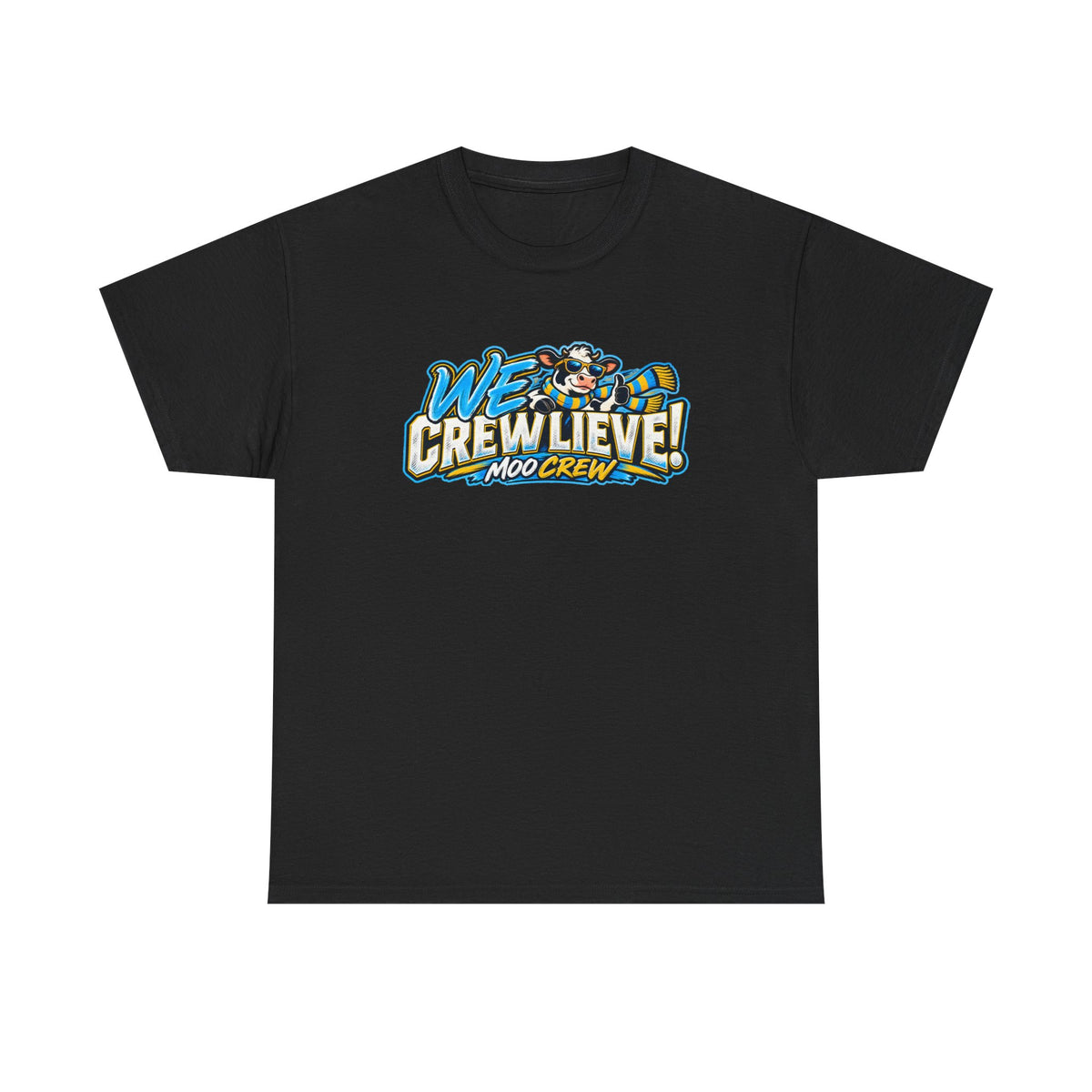 Moo Crew We Crewlieve! Graphic T-Shirt