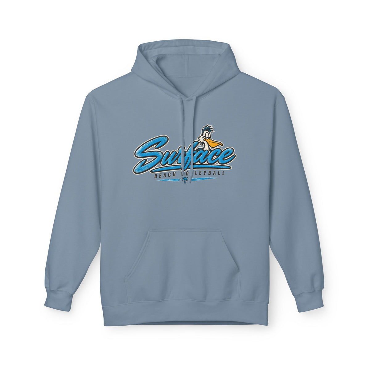 Surface Beach Volleyball Hoodie — Coastal Team Logo Pullover