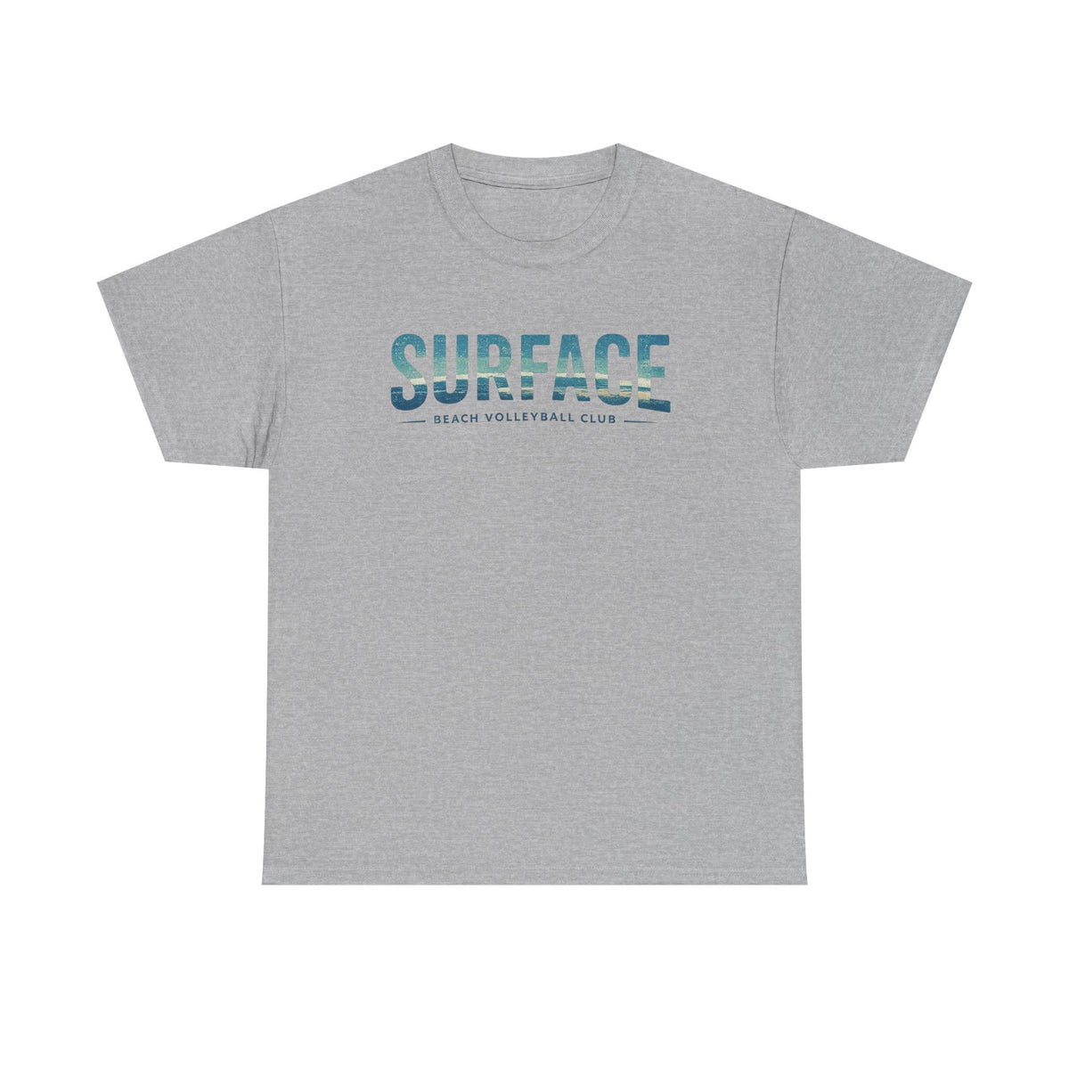 Surface Beach Club T-Shirt — Vintage Palm & Wave Logo Tee
