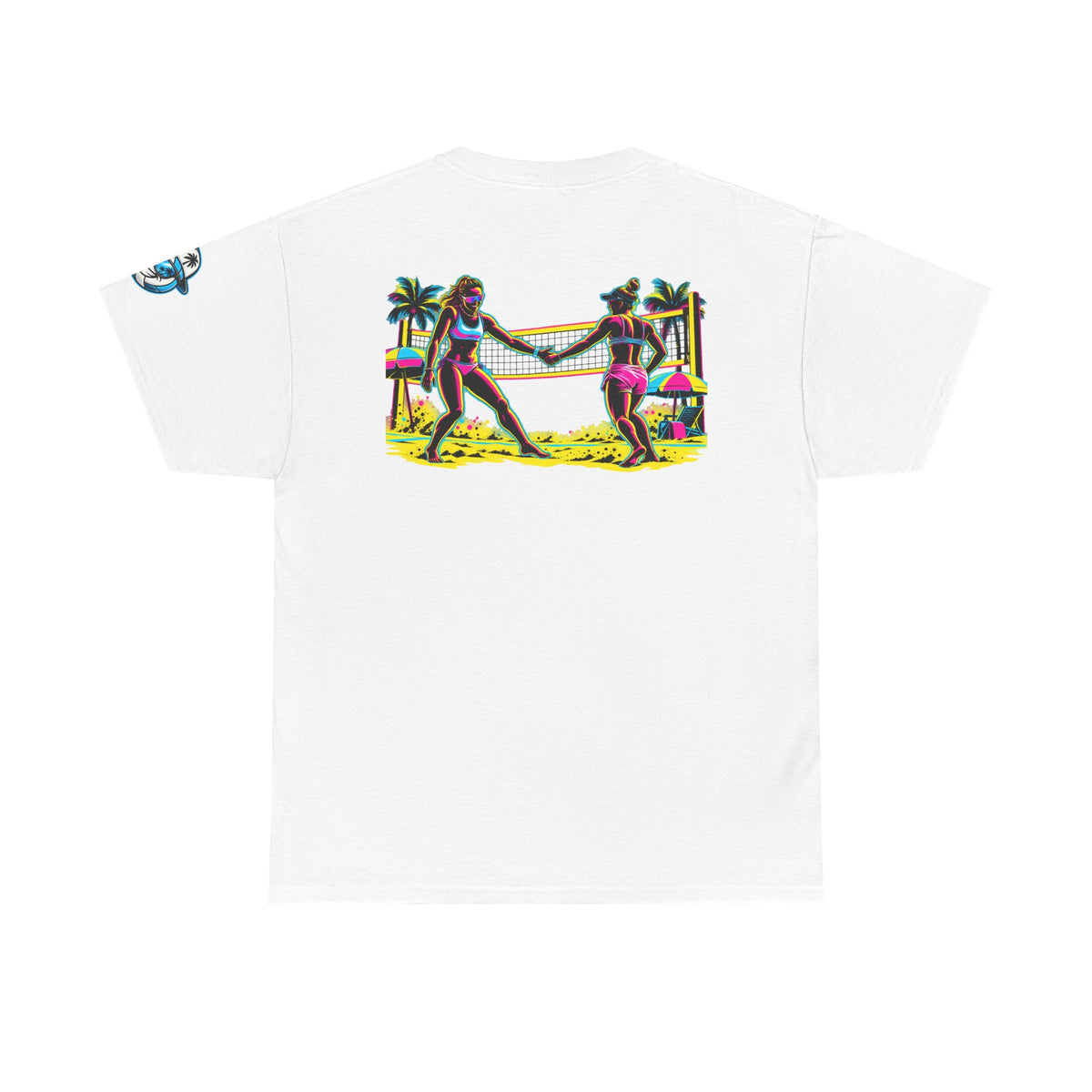 Beach Volleyball Tee — "Surface Beach Volleyball Club" Graphic T-Shirt