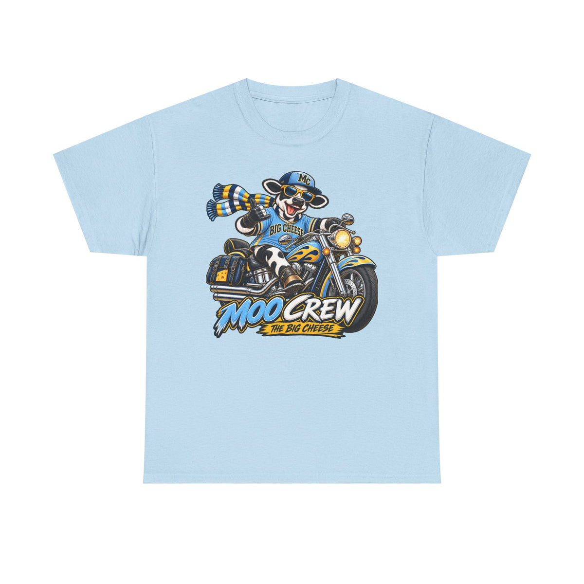 Moo Crew The Big Cheese Retro WI Teams Graphic Tee