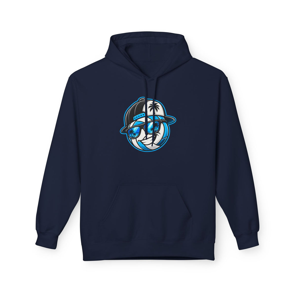 Surfface Beach Volleyball Hoodie — Retro Mascot Logo Pullover