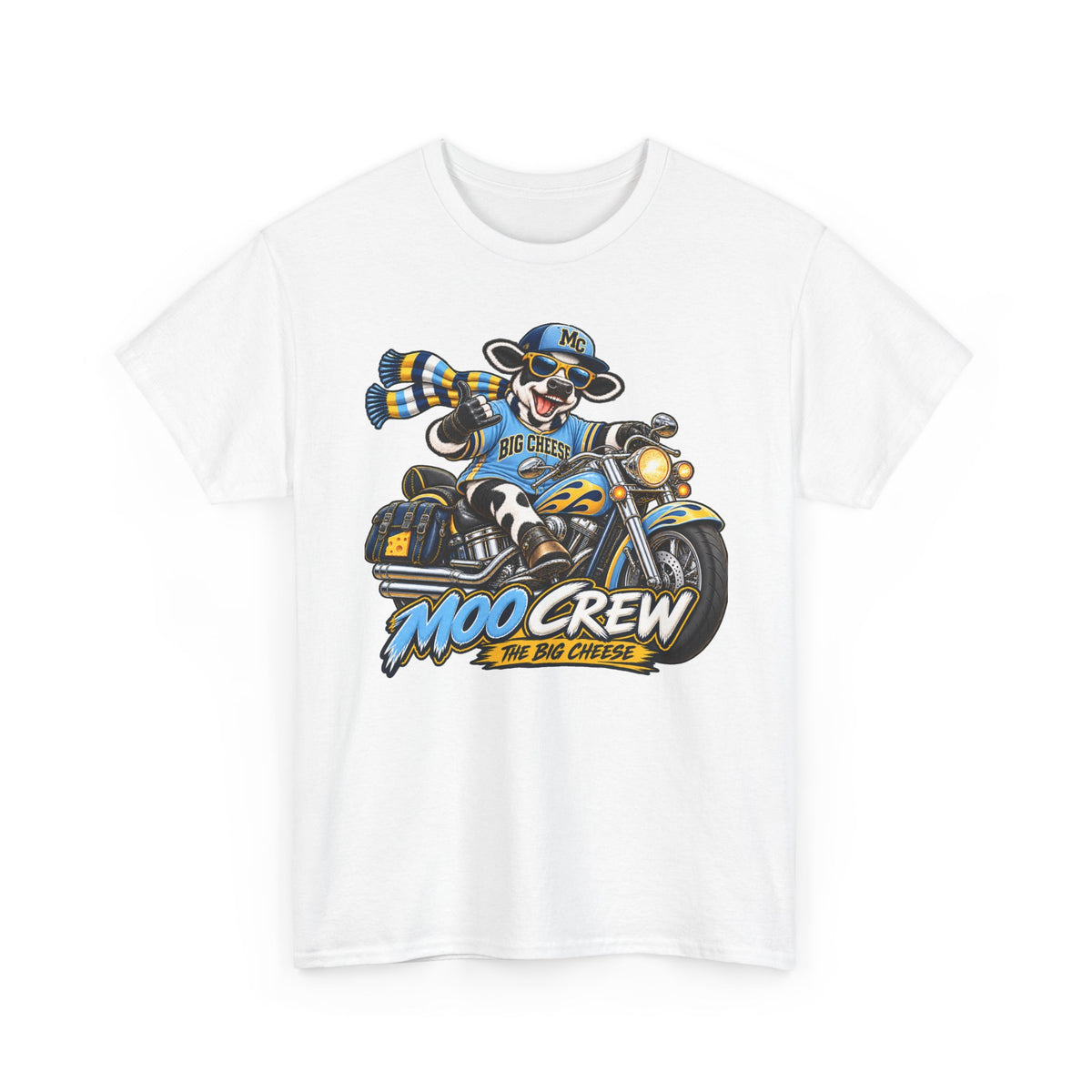 Moo Crew The Big Cheese Retro WI Teams Graphic Tee