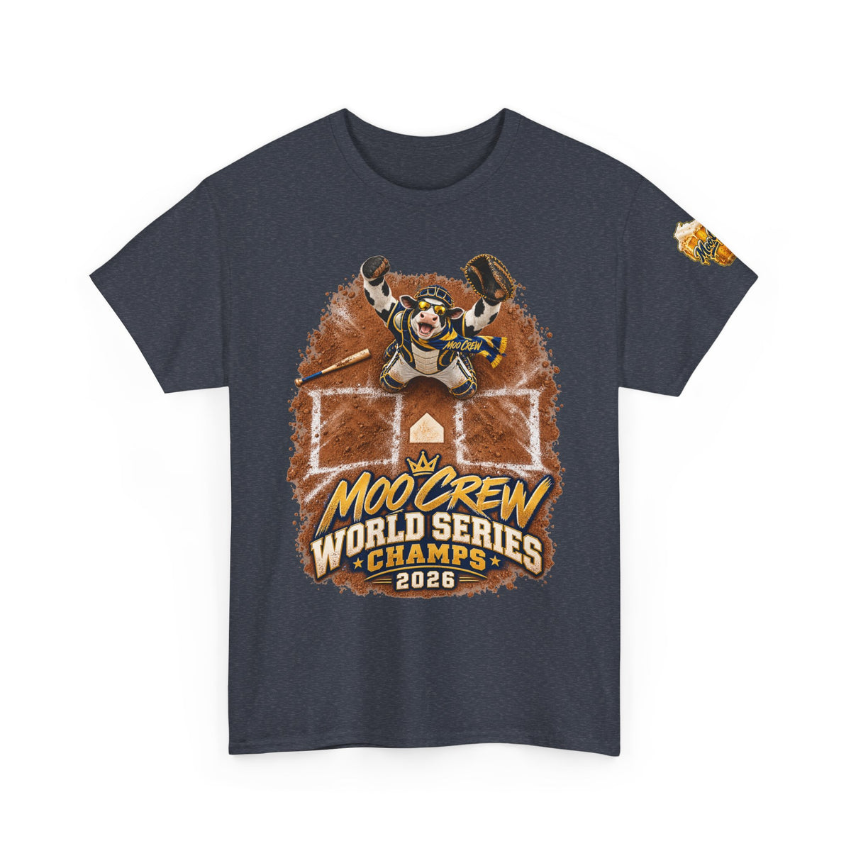 Moo Crew World Series Champs 2026 Baseball T-Shirt