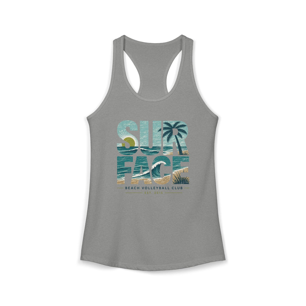 Surface Beach Volleyball Club Women's Racerback Tank - Beach Vibes