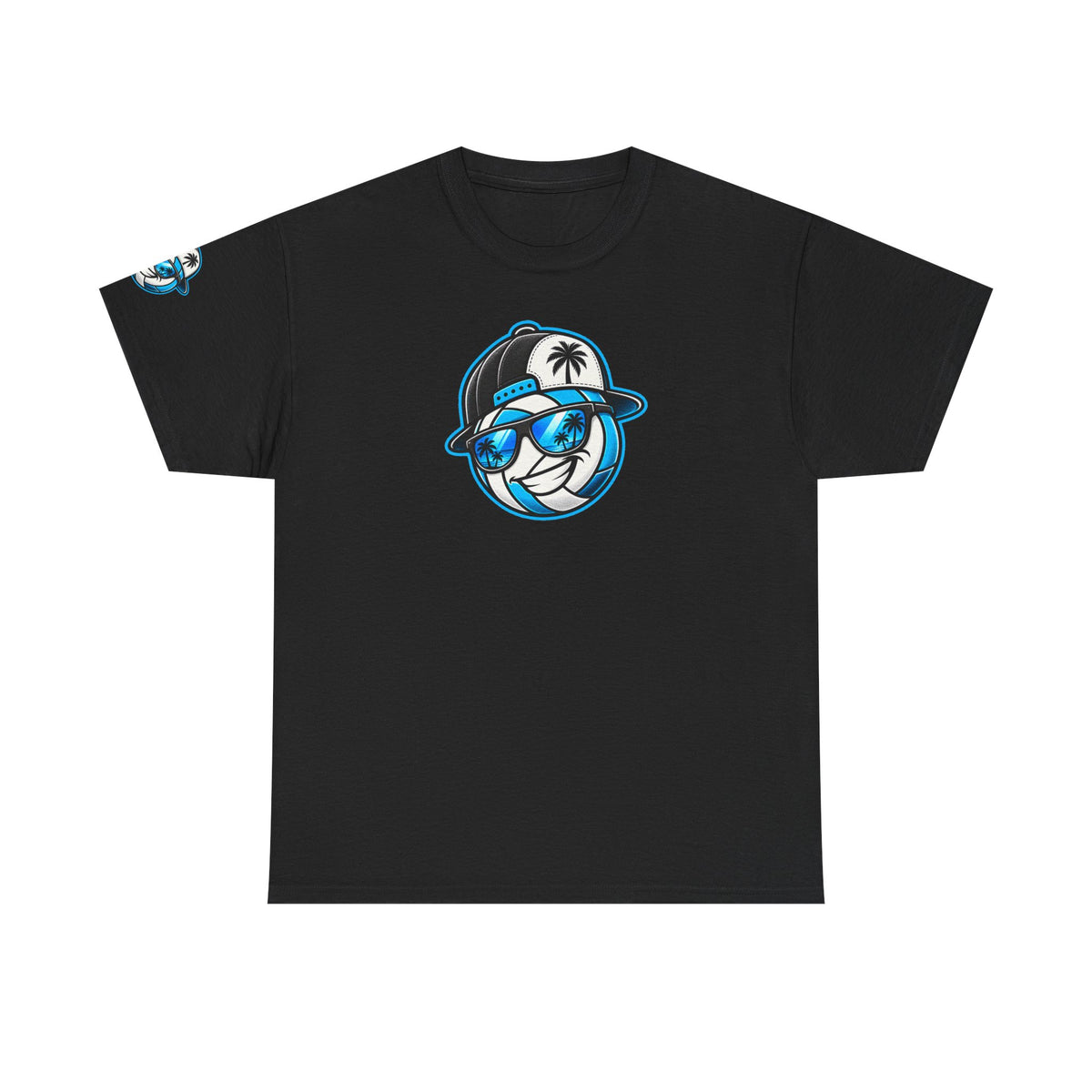 Surface Volleyball Mascot T-Shirt — Beach Volleyball Dive Graphic Tee