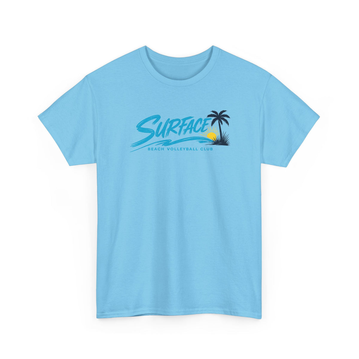 Surface Surf Club T-Shirt – Retro Palm Beach Sunset Tee