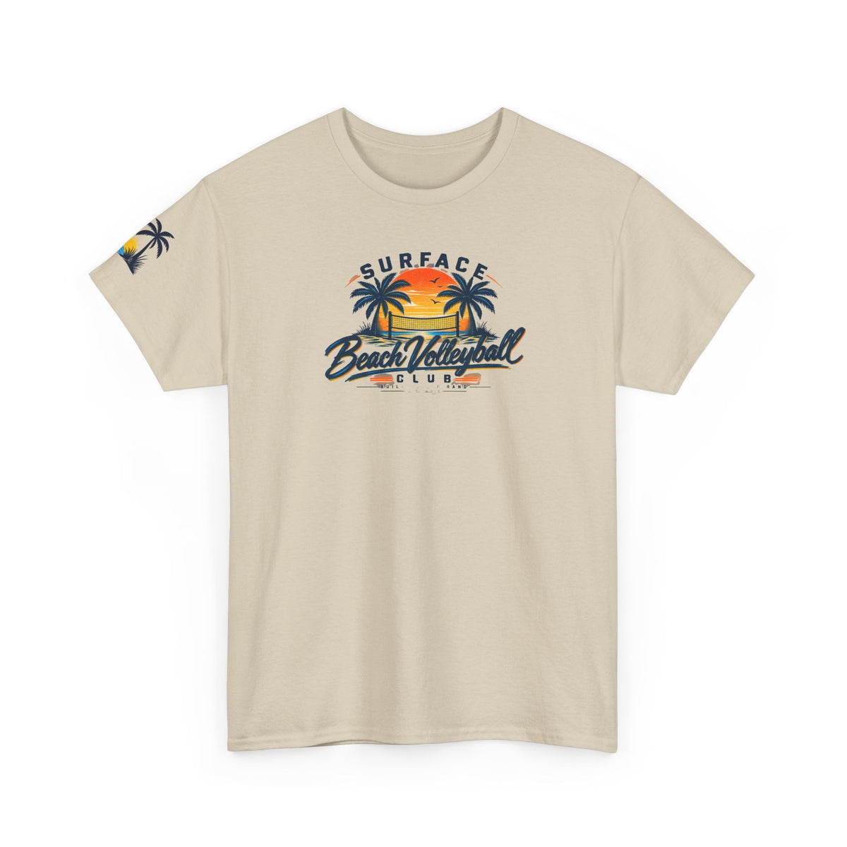 Beach Vibes T-Shirt — "Beach Life" Sunset Palm Graphic Tee