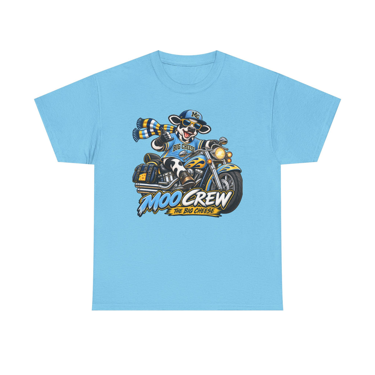 Moo Crew The Big Cheese Retro WI Teams Graphic Tee