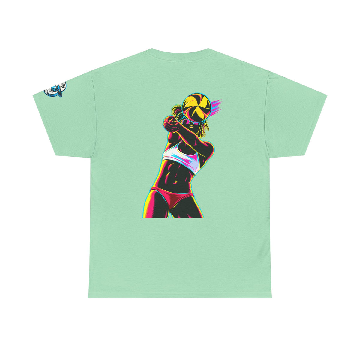 Beach Volleyball Tee — "Surface Beach Volleyball Club" Graphic Shirt