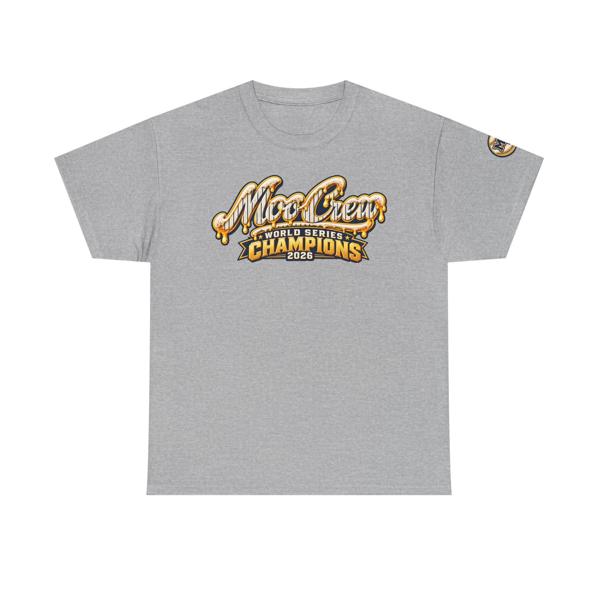 Moo Crew World Series Champions 2026 Baseball T-Shirt