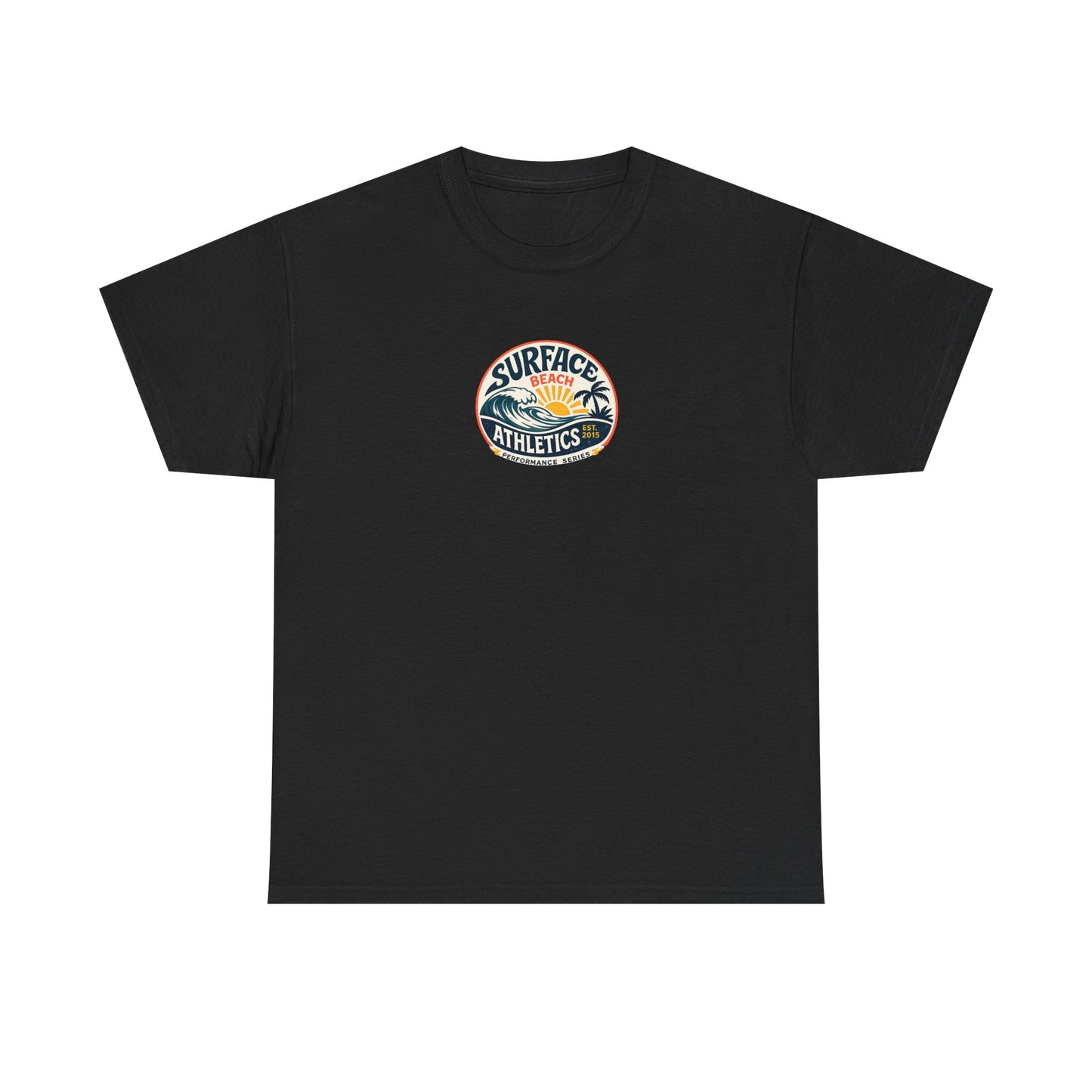 Surface Athletics Beach T‑Shirt — Vintage Surf Logo Tee
