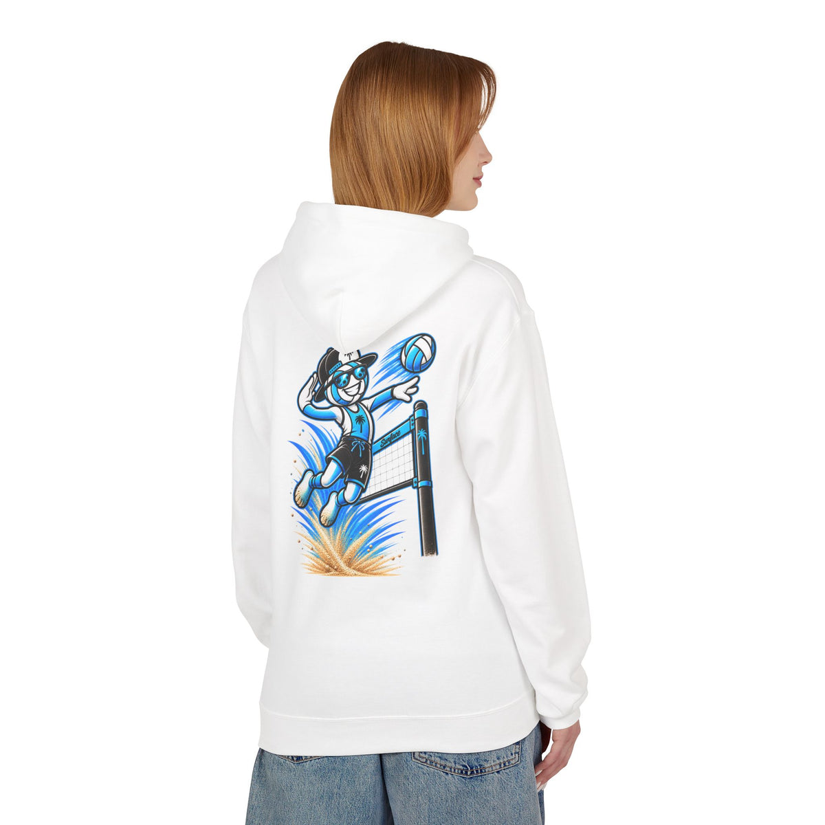 Surface Beach Volleyball Hoodie — Graphic Pullover