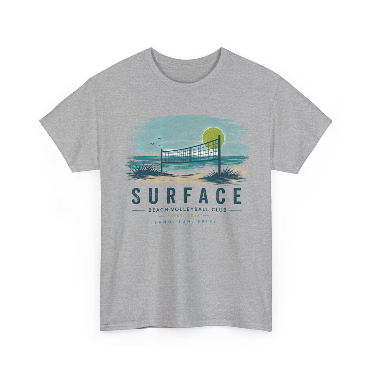 Surface Beach Volleyball Club T-Shirt – Vintage Coastal Volleyball Tee