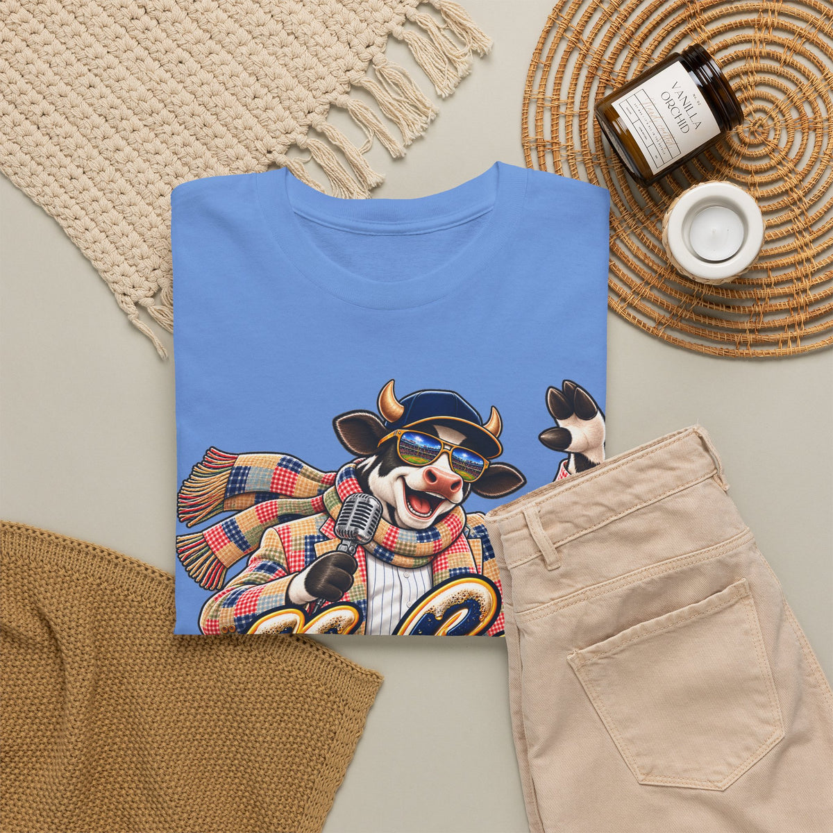 Mooster Baseball Mascot T-Shirt