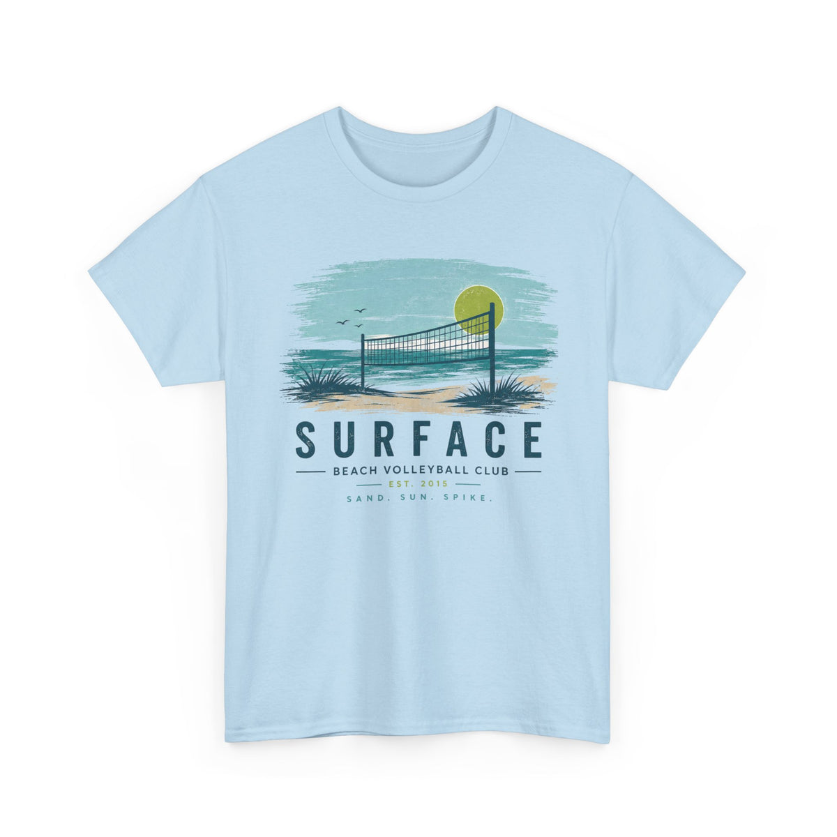 Surface Beach Volleyball Club T-Shirt – Vintage Coastal Volleyball Tee