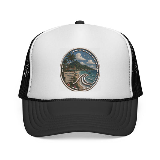 Surfache Dominica Trucker Hat — Vintage Patch