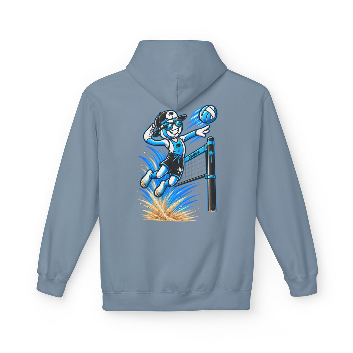 Surface Beach Volleyball Hoodie — Graphic Pullover