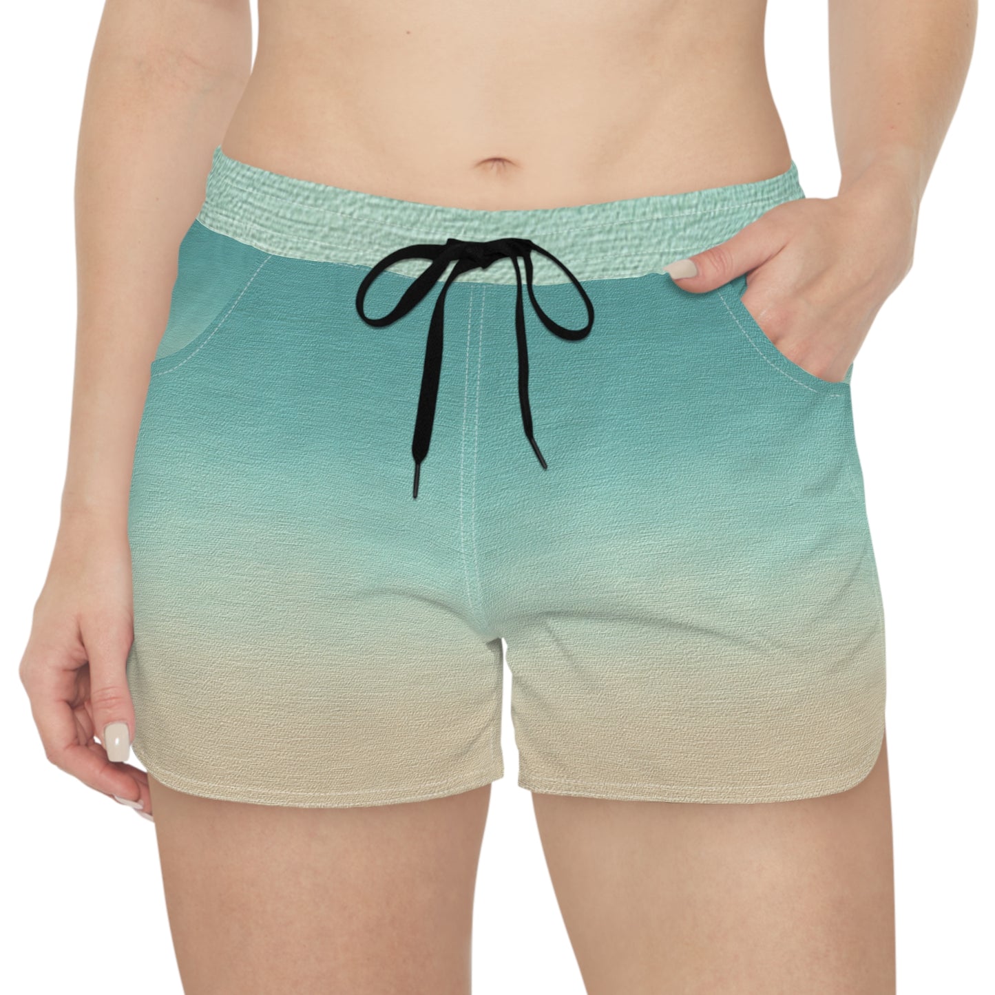 Ombre Beach Shorts — Women's Casual Summer Lounge Shorts