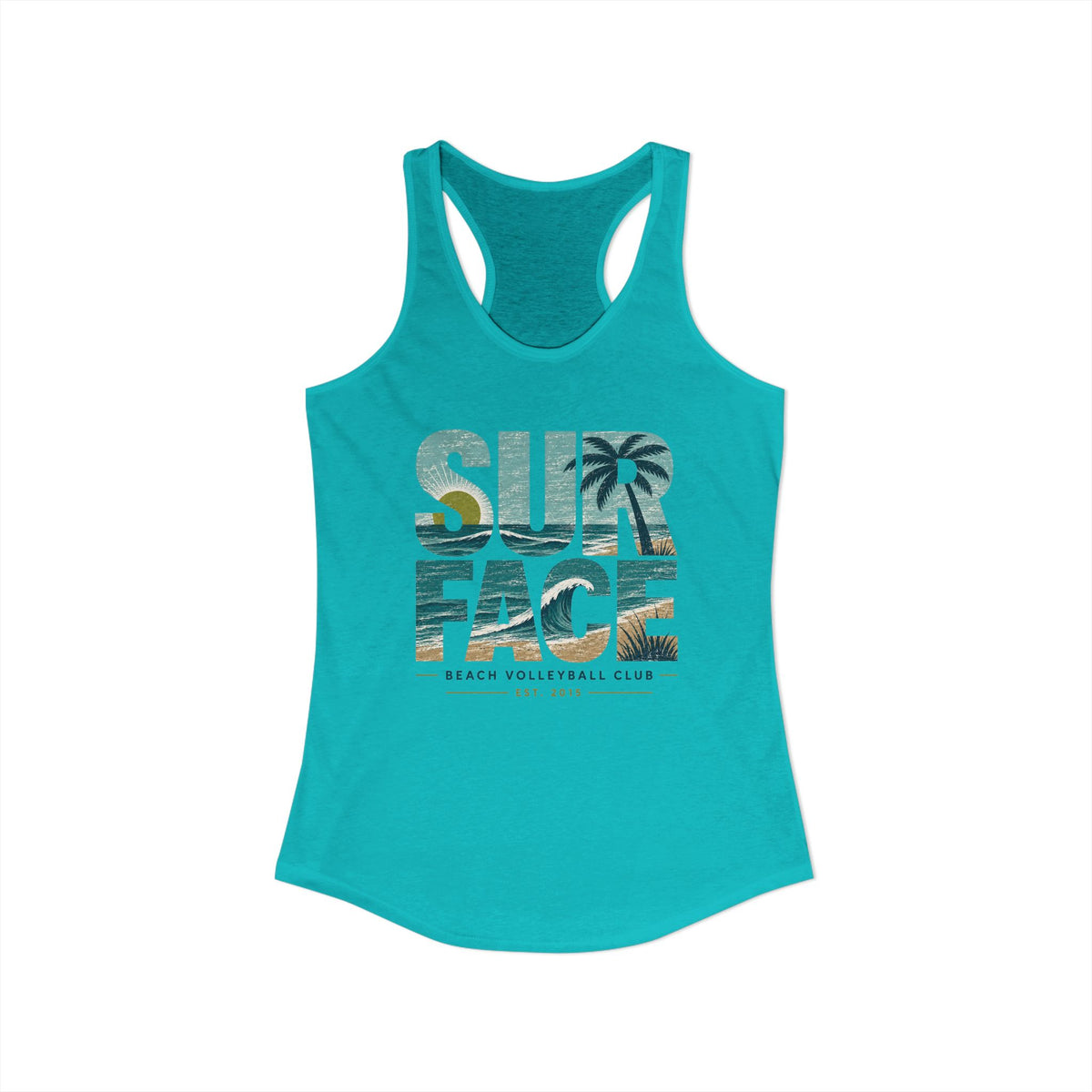 Surface Beach Volleyball Club Women's Racerback Tank - Beach Vibes