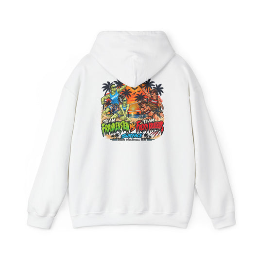 Surface Halloween Hoodie — Team Freddy Krueger vs Frankenstein