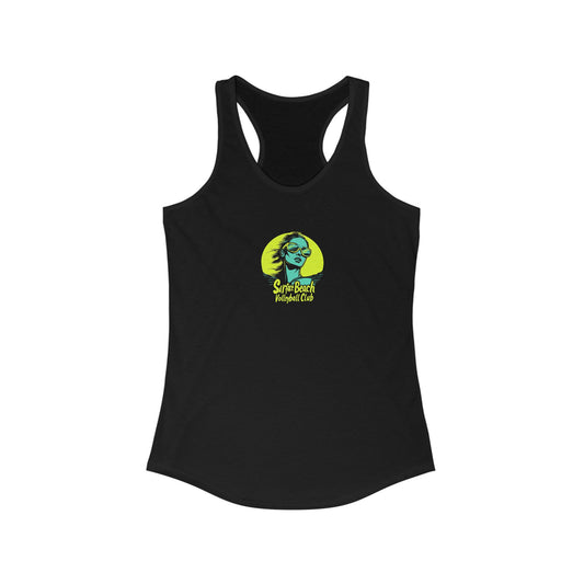 Model Logo Surface Beach Volleyball Club Women's Racerback Tank - Beach Vibes