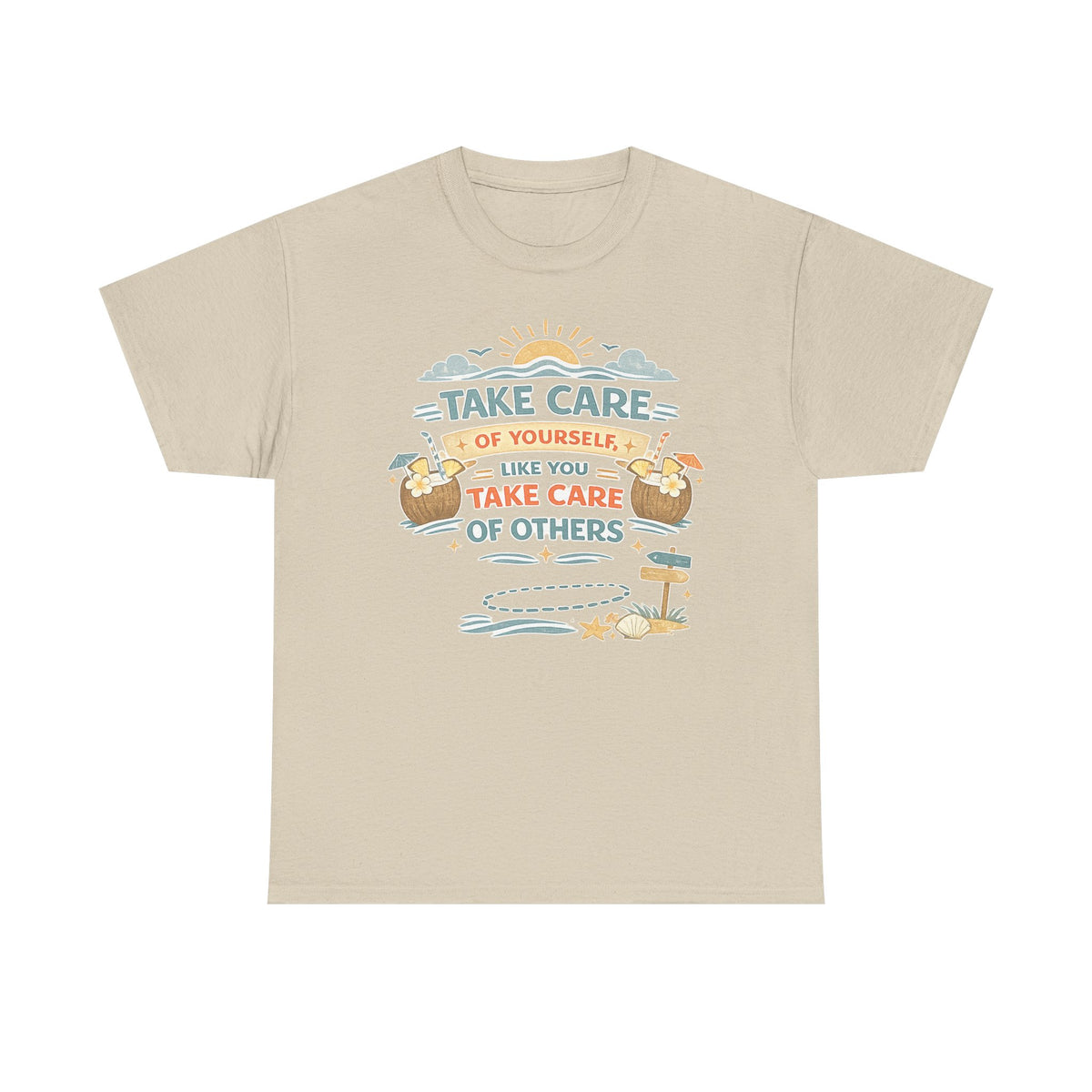 Motivational Graphic Tee — “Take Care of Yourself Like You Take Care of Others” / Keep Moving Forward