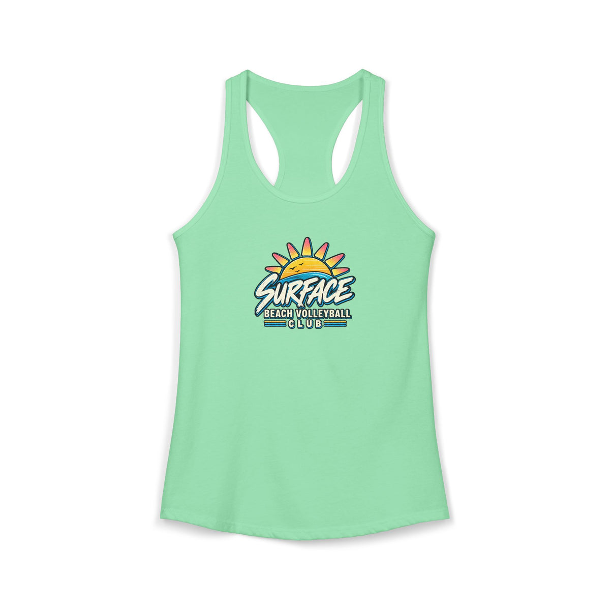Surface Beach Volleyball Club Women's Racerback Tank -Retro