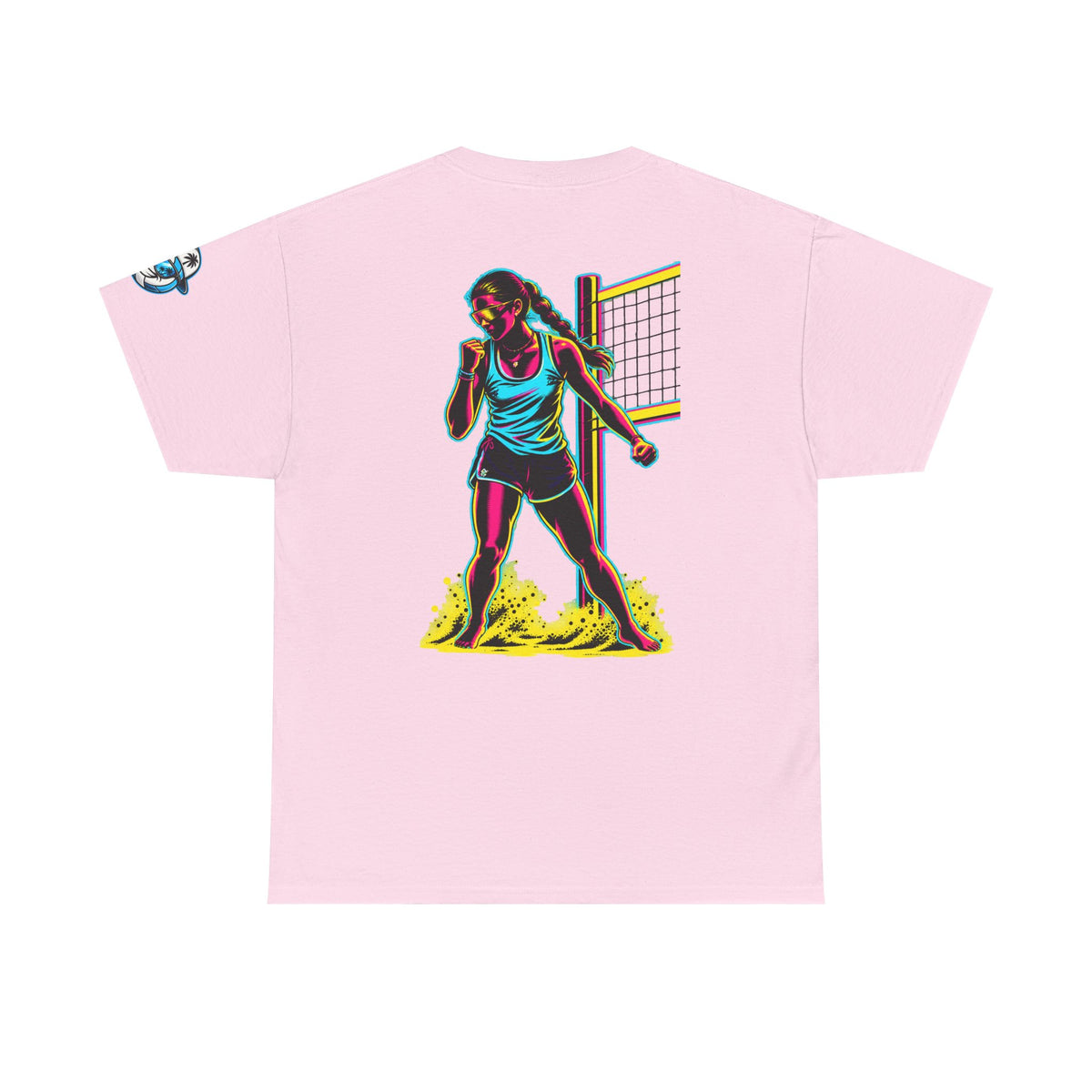 Beach Volleyball Tee — "Surface" Club Graphic T-Shirt