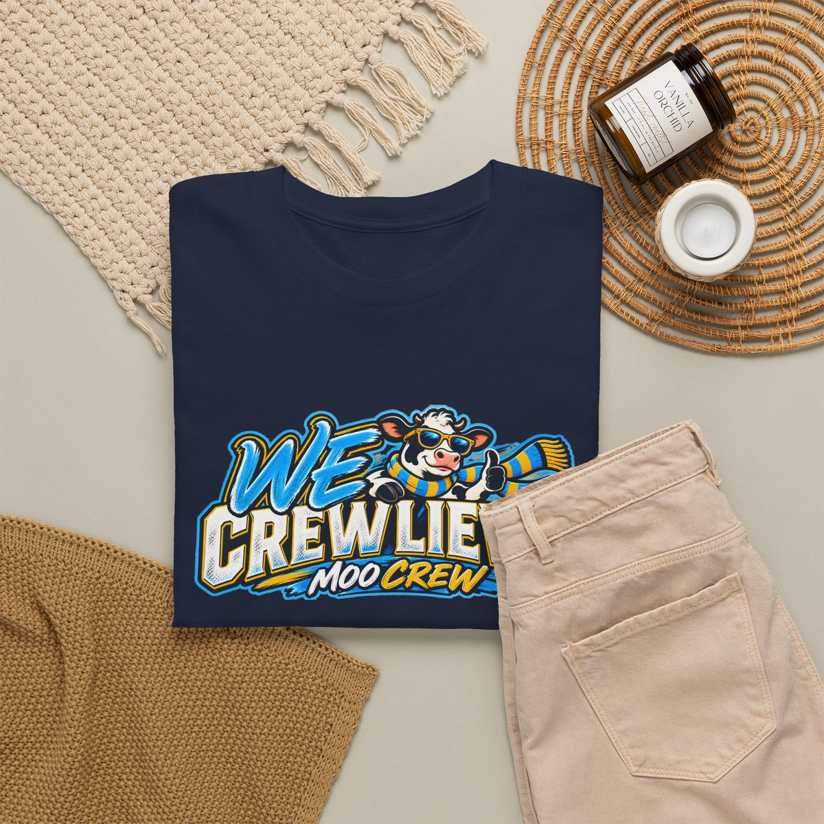 Moo Crew We Crewlieve! Graphic T-Shirt