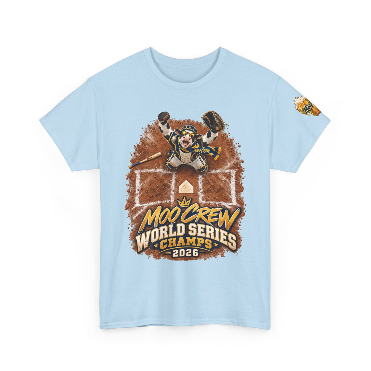 Moo Crew World Series Champs 2026 Baseball T-Shirt