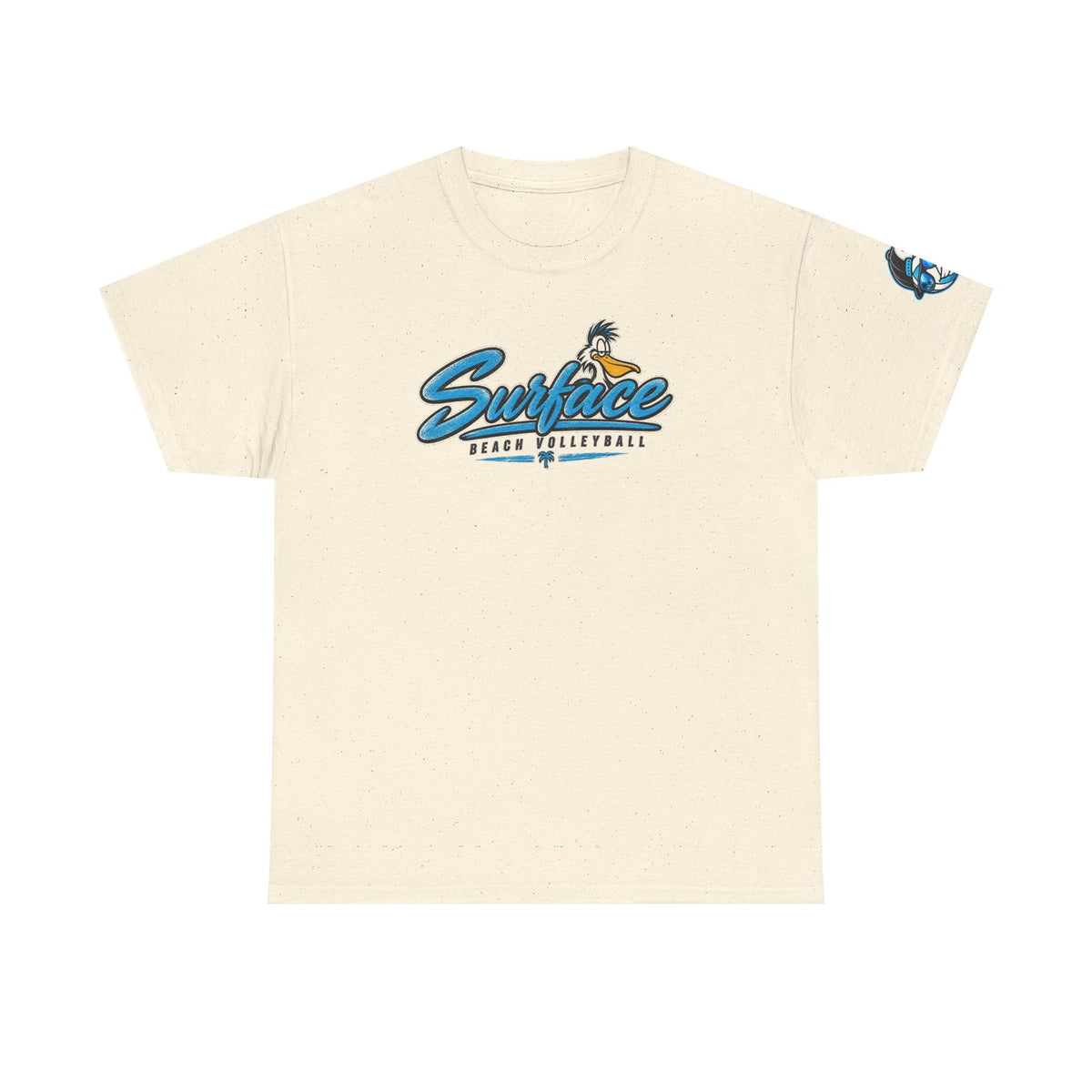 Surface Mascot T-Shirt — Retro Beach Surf Logo Tee