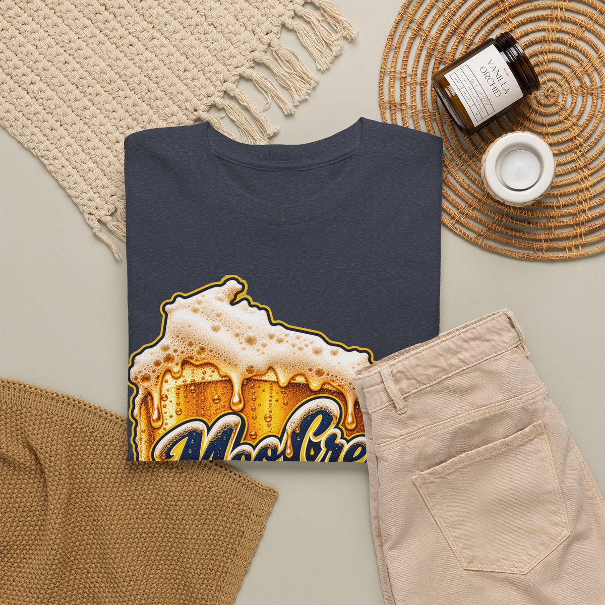 Moc Crew Beer Mug Graphic T-Shirt