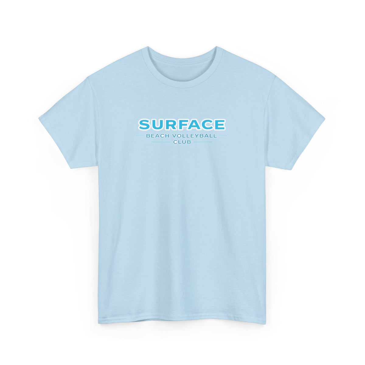 Surface Beach Volleyball Club T-Shirt — Coastal Sunset Volley Tee