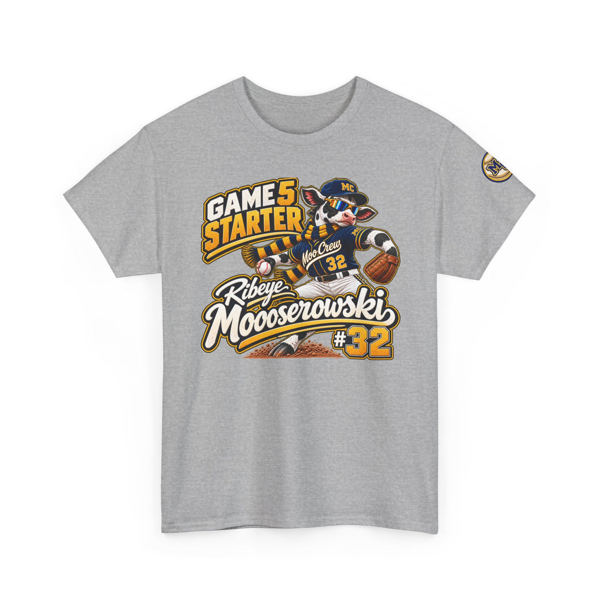 Moo Crew Game 5 Starter Baseball T-Shirt – Moooserowski
