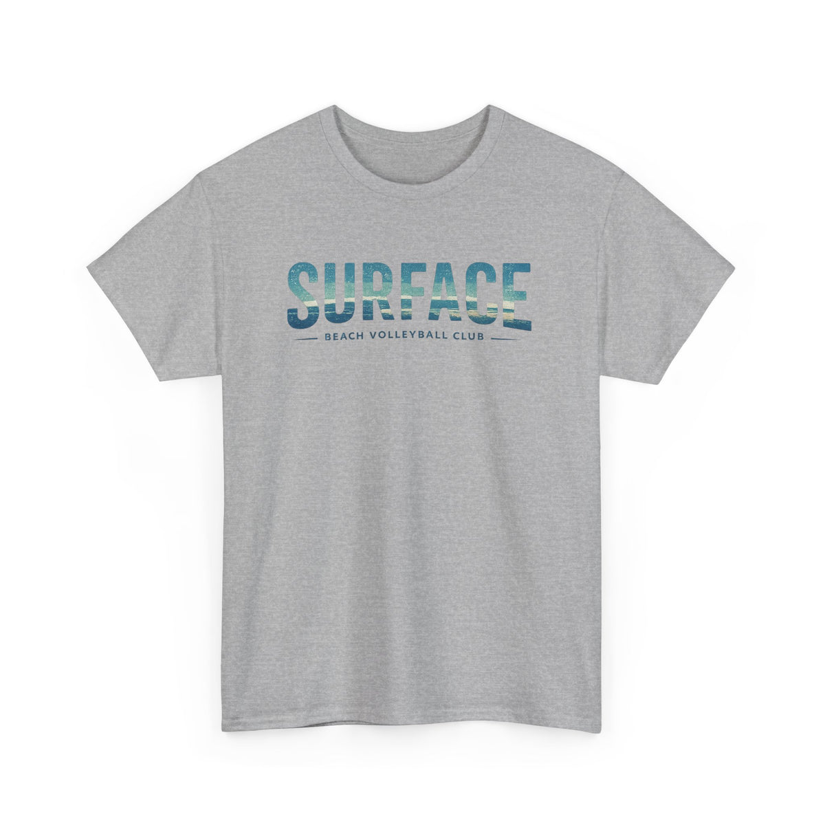 Surface Beach Club T-Shirt — Vintage Palm & Wave Logo Tee