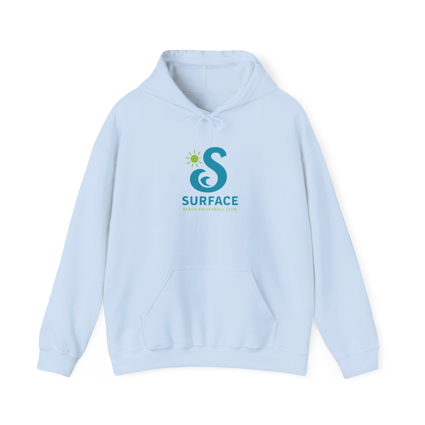 Wave Logo Surface Beach Volleyball Unisex Heavy Blend™ Hooded Sweatshirt